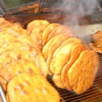 煎餅の焼きたて